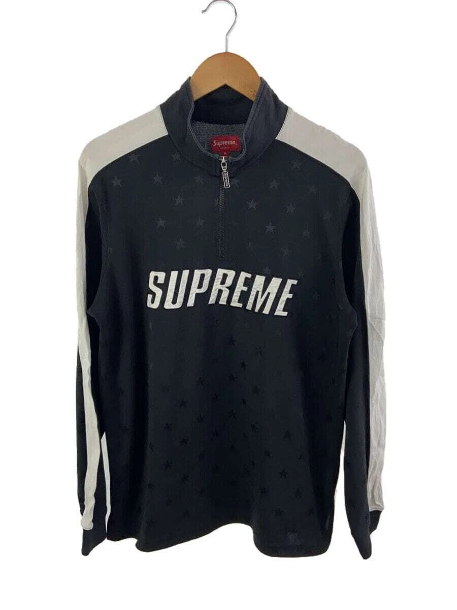 Supreme Track Half Zip Pullover Jacket black M Used