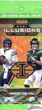 2021 Panini Illusions Football EXCLUSIVE Sealed JUMBO FAT CELLO Pack-20 Cards!