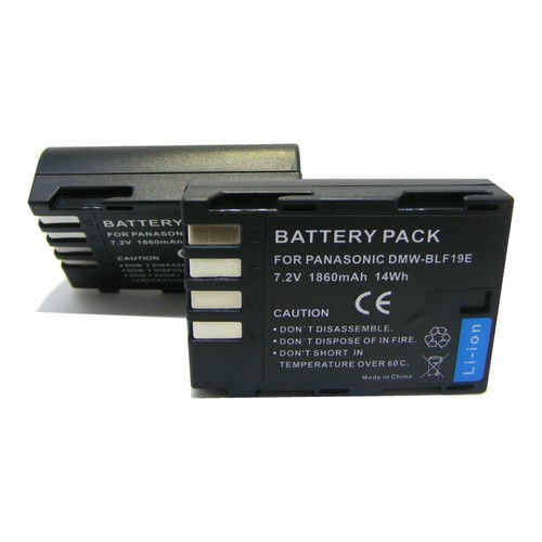 2X Battery for Panasonic DMW-BLF19e Sigma SD Quattro H Camera BP-61 1860mAh - Picture 4 of 10