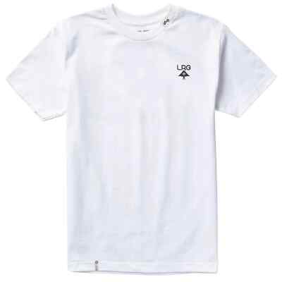 LRG Mens Lifted Group Research Collection Logo Plus White Shirt NWT Small