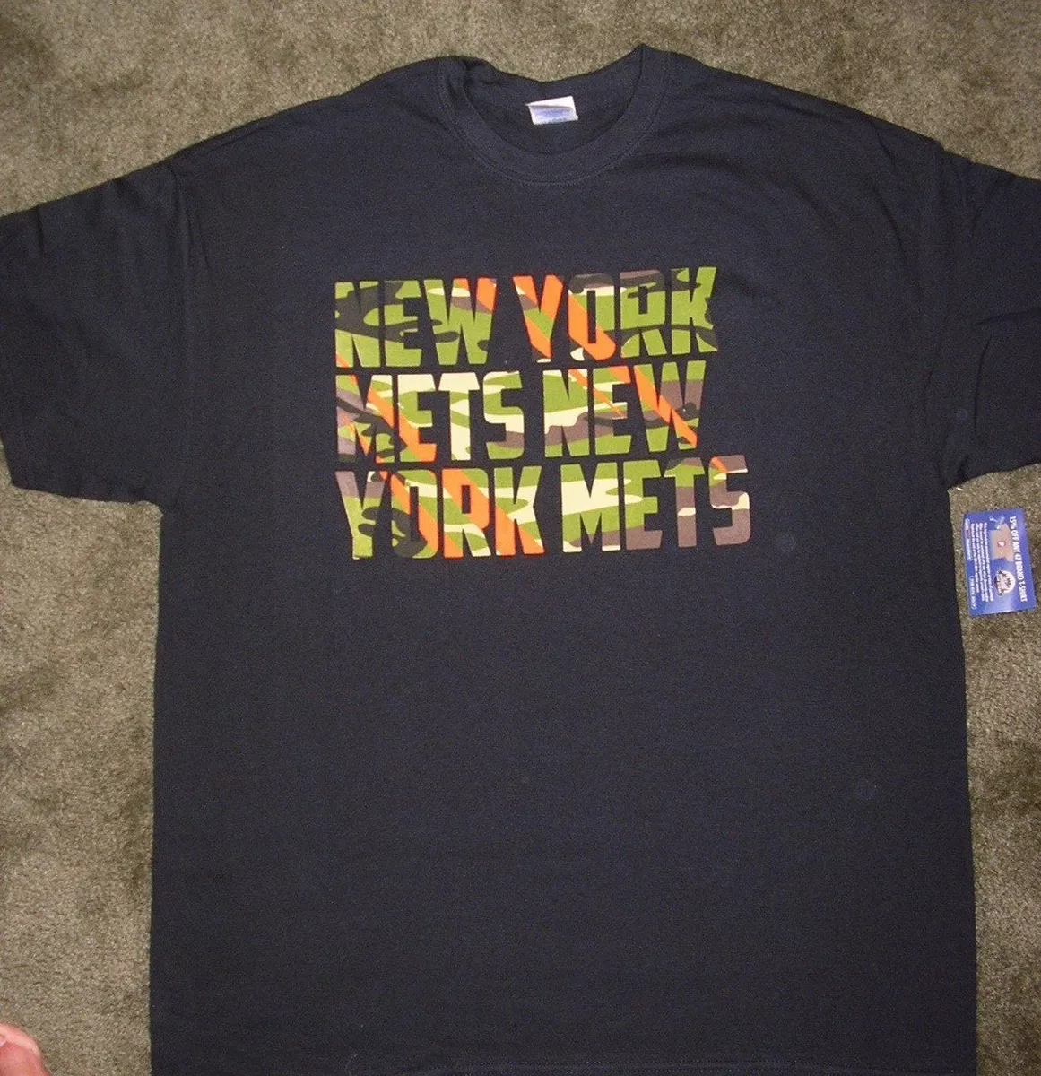 Camo mets shirt hotsell