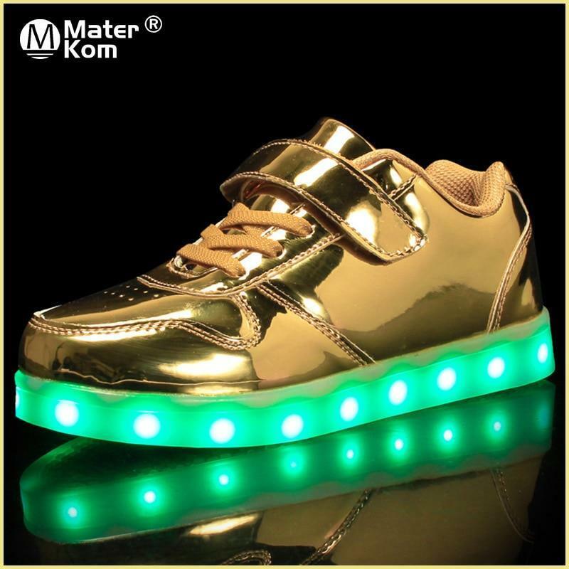 natural Frotar Más allá Tenis de Luces para NiñoS y Niñas, Zapatillas para Jovenes, Zapatos con Luz  LED | eBay