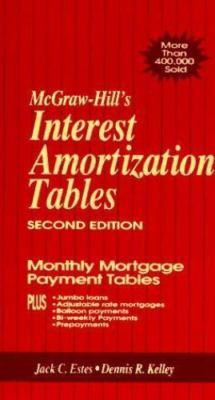 McGraw-Hill's Interest Amortization Tabl- Jack C Estes, 9780070196964, paperback