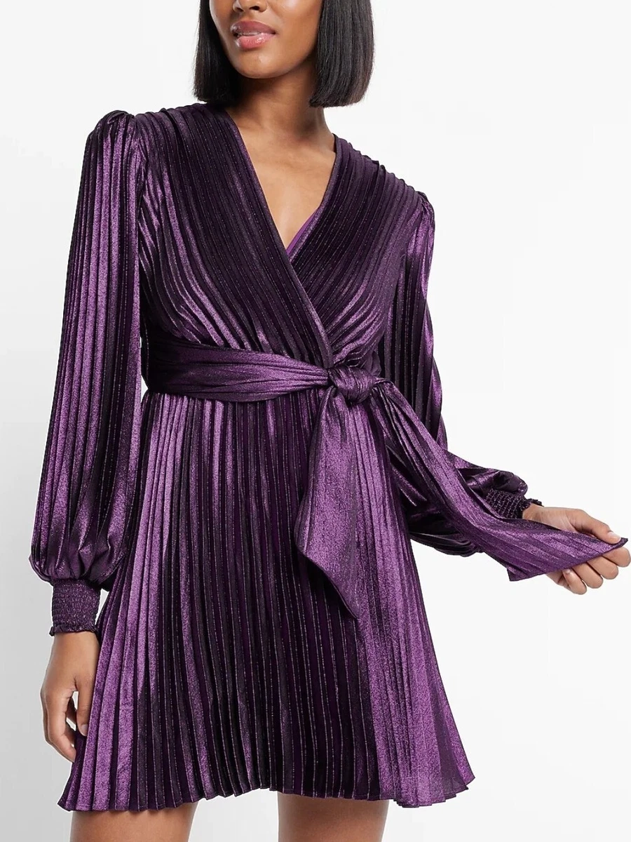 Express top metallic dress