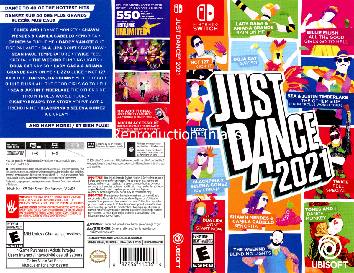 ジャストダンス2021 Switch