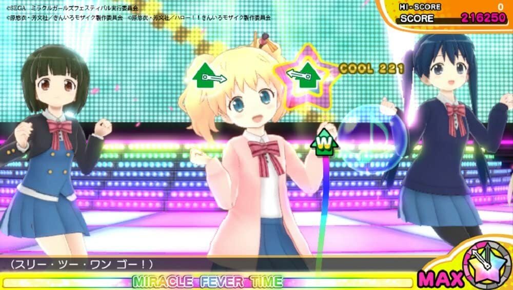 MIRACLE GIRLS FESTIVAL SEGA PS VITA JAPANESE GAME From Japan