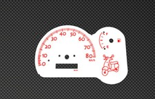Cadran de Compteur Vitesse Convient pour La Vespa LX 50 Compte-Tours Jauge Culte