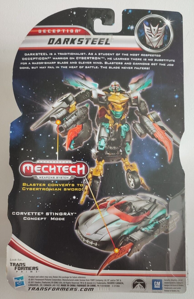 Transformers Darksteel Dark Of The Moon Mechtech Hasbro 2010