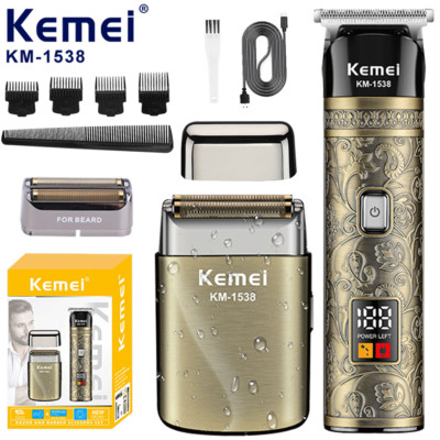 2026 KEMEI Professional Hair Clippers Electric Shaver Bald Beard Trimmer Razor