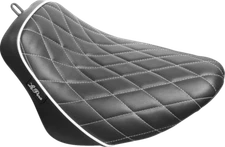 Le Pera Bare Bones White Diamond Solo Seat for 2018-23 Harley Softail FXBB FLSL