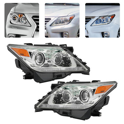Left & Right Side For 2013-2015 Lexus LX570 Xenon/HID s Headlamps w/DRL