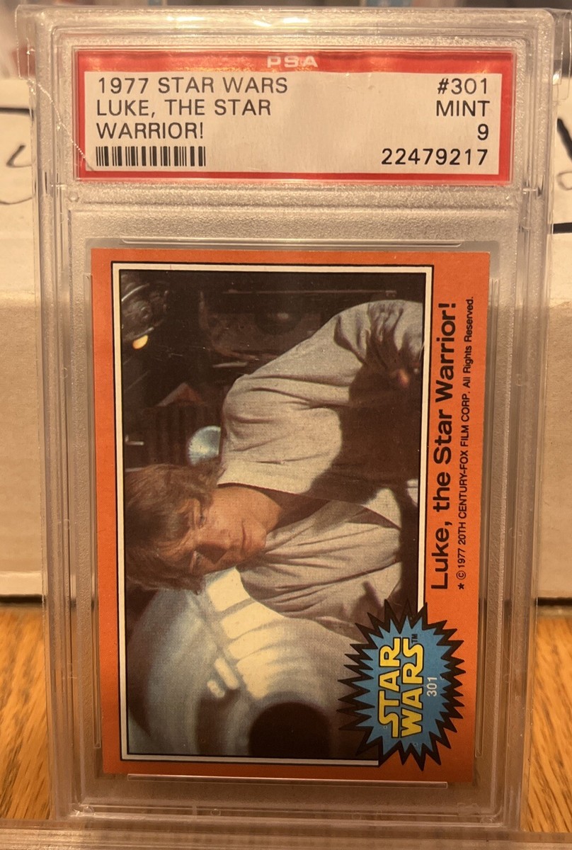 1977 STAR WARS #301 LUKE, THE STAR WARRIOR! PSA 9 MINT | eBay