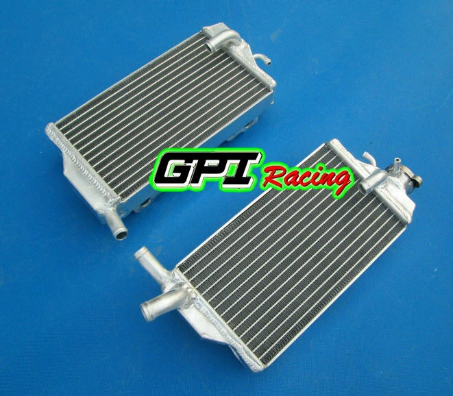 Radiador de aluminio diestro y diestro apto para Honda CR250 CR250R CR 250R 03 04 2002 2004 2003 Foto 4 de 4