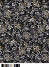 Footstool Charcoal 108" Wide