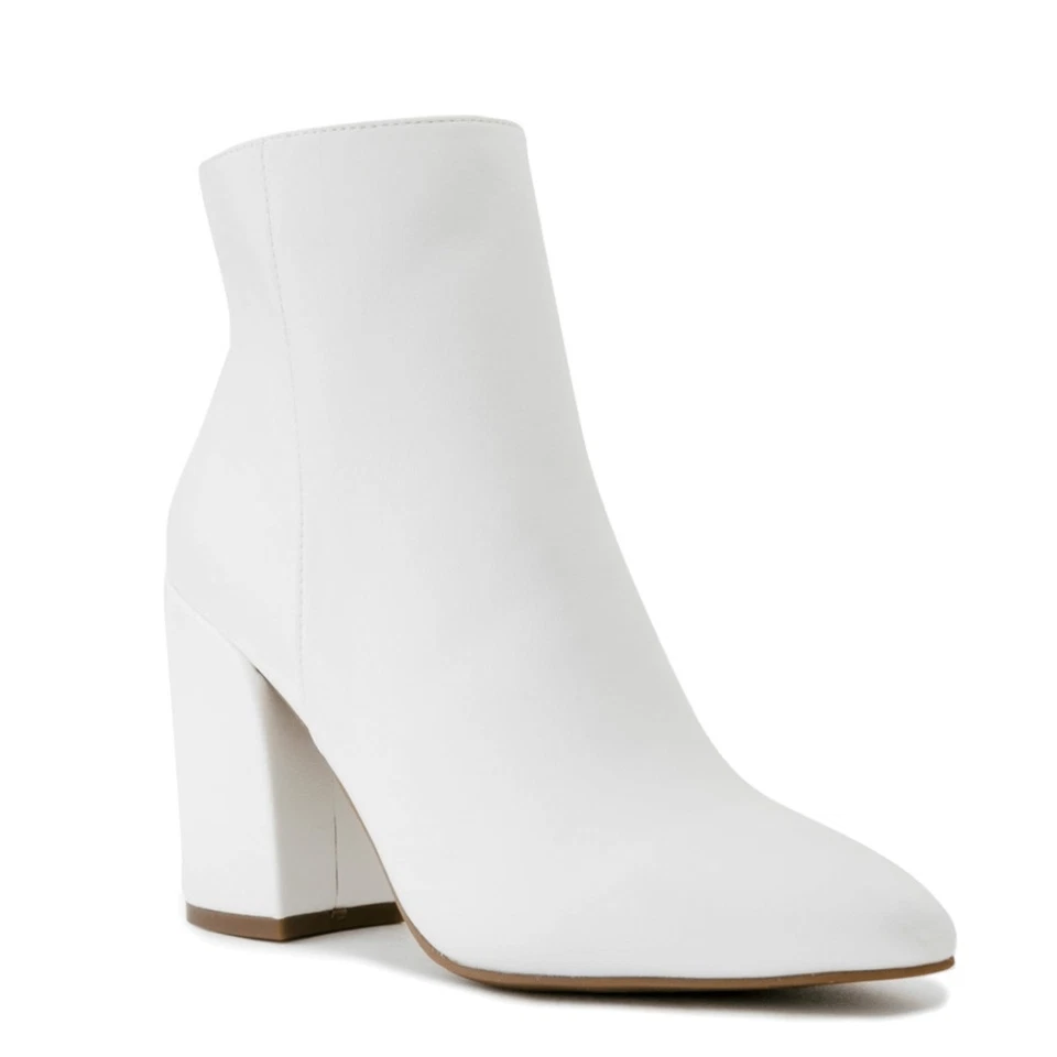 Botas al tobillo Sugar de invierno de tacón alto y punta para mujer talla 8 Bew # Caja H684 Foto 2 de 4