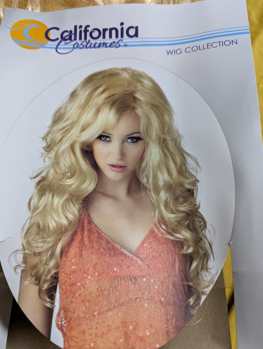 SPIRIT | Blonde Bombshell Wig Blonde Sideswept Bombshell Wig - Spirithalloween.com main image 3