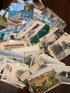 Lot-of-50-Antique-amp-Vintage-Postcards-1900s-1970s-Used-And-Unused