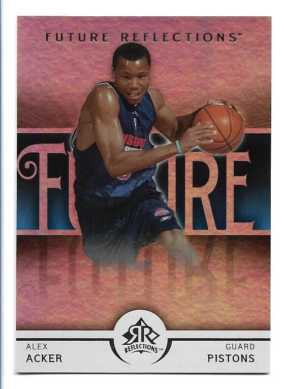 2005-06 Upper Deck Reflections #112 Alex Acker #/1499  Detroit Pistons