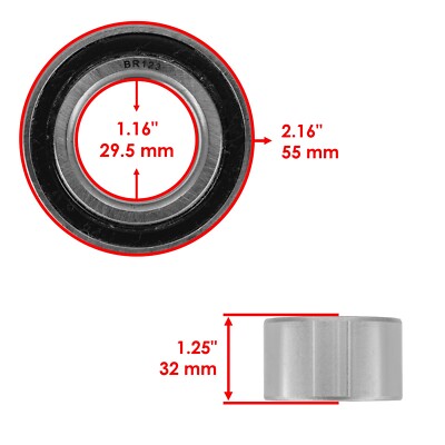 Eastern Triangle Enterprises LLC E Store. Yamaha 4S1 2511E 00 00 Front Rh Right Cv Axle To 2008 Big Bear 400 Atv 4 Wheeler - Foto 11