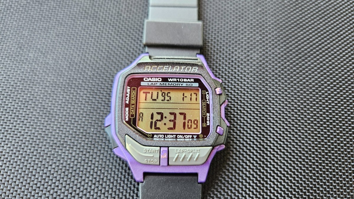 Vintage Casio Accelator ACL-200 Men's Digital Sports Watch Module