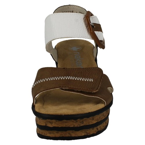 Sandalias de cuña informales combinadas Rieker '68176' para dama - Imagen 18 de 21