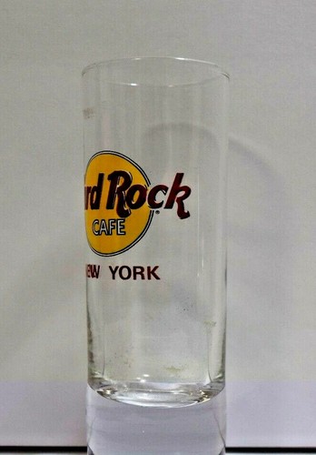 Hard Rock Cafe Double Shot Glass Travel Souvenir 4 inch Tall New York - Picture 3 of 3