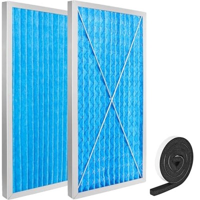 24x12x1 MERV 13 Washable Electrostatic Outer Air Filter Compatible with JET