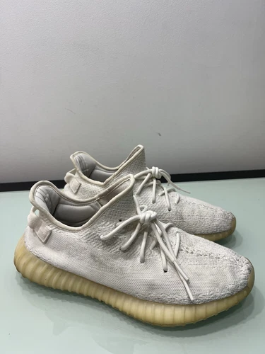 Adidas Yeezy Boost 350 V2 Sneakers basse uomo triple bianche taglia 11 5 CP9366