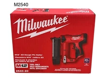 Milwaukee M12 12-Volt 23-Gauge Li-Ion Cordless Pin Nailer (Tool-Only) 2540-20