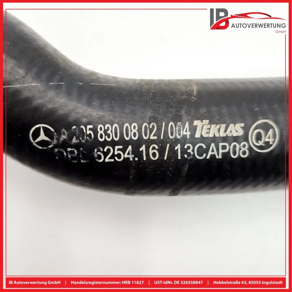 Kühlmittelrohrleitung Schlauch A2058300802 MERCEDES-BENZ C-KLASSE C180 W205 MB - Imagem 4 de 4