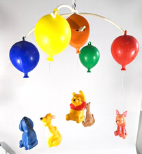 70's Sears Winnie the Pooh Musical Spinning Crib Mobile Original Box WORKS