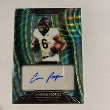 2023 Camerun Peoples Wild Card Wild Chrome Green Auto RC /9 #WCS-13