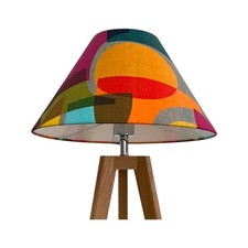 Lampshade Bright Abstract Geometric Tapered Coolie Light Shade