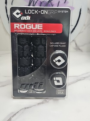 ODI Rogue PWC Lock-On Grips No Flange Black L31RGB-S