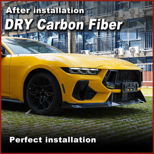 DRY Carbon Frontlip Frontspoiler Spoilerlippe Passt für Mustang S650 GT 2023-25 - Bild 5 von 10