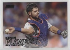 2016 Topps Stadium Club Black Foil Kevin Plawecki #219 fm0