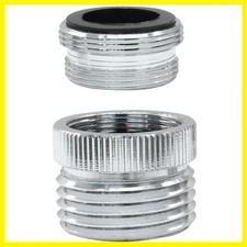 Faucet Adapter with Aerator, Brass Faucet to 3/4 Inch Garden Hose Adapter, Ch...