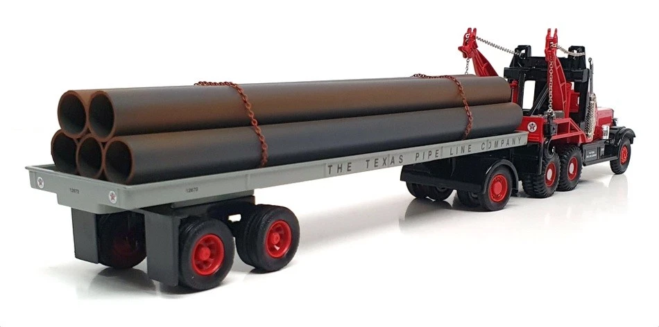 Remolque grúa Corgi escala 1/50 55610 - Diamond T980 y tuberías "Texaco" - rojo Foto 2 de 4