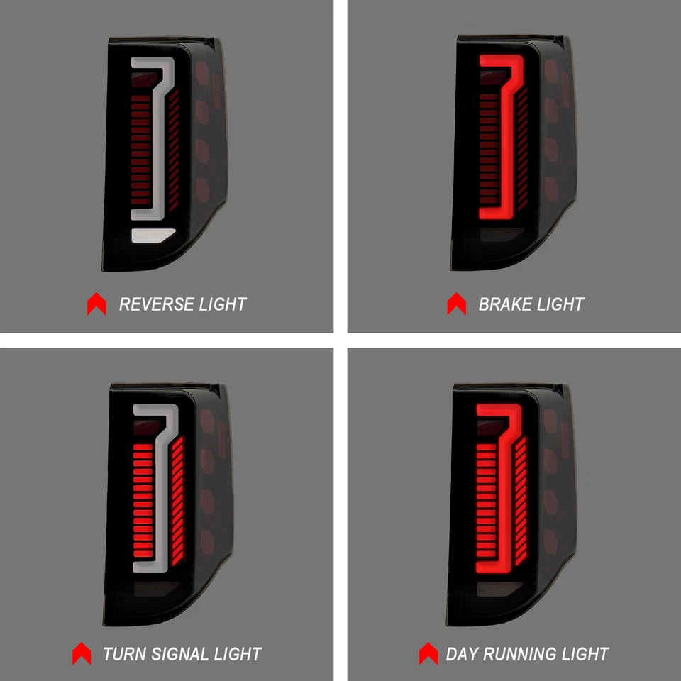 For 2011-2020 Dodge Grand Caravan LED Tail Lights Turn Signal Driver Passenger - Изображение 3 из 4