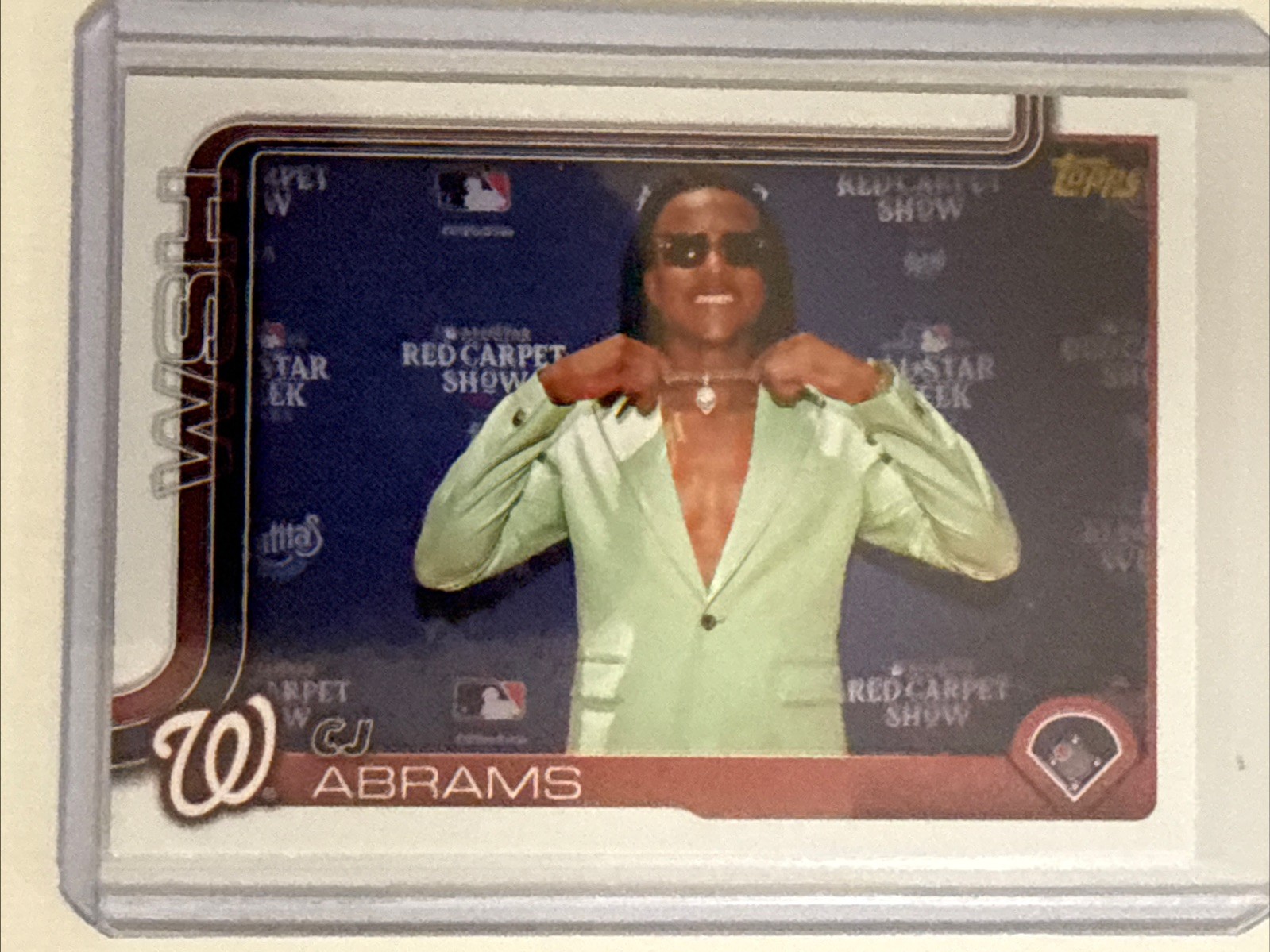 2025 Topps Golden Mirror Image Variation Cj Abrams #122 Ssp
