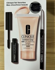 CLINIQUE Fan Favorite 3 Pc Set Moisture Surge 100H Quickliner Intense Mascara