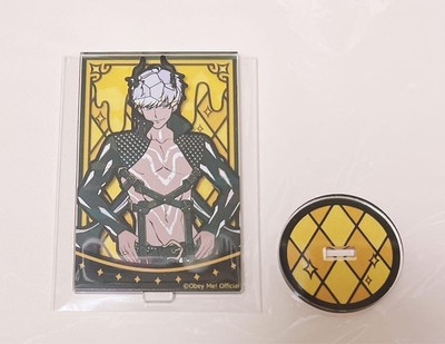 Obey Me Mammon Character StainedGlass Acrylic Stand Figure Japan Otome Game Rare