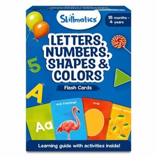 Thick Flash Cards for Toddlers - Letters, Numbers, Shapes  Colors, Easter Ba...