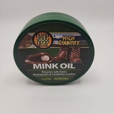 Shoe Gear Mink Oil - Premium Leather Conditioner and Protector, 3.5 Oz