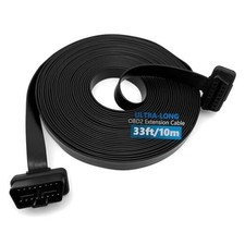 OBD2 Extension Cable Ultra-Long Low Profile OBD-II 16-Pin Male to 33ft/10m