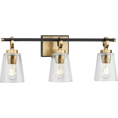 Progress Lighting P300482 Cassell 3 Light 25''W Vanity Light - Brass