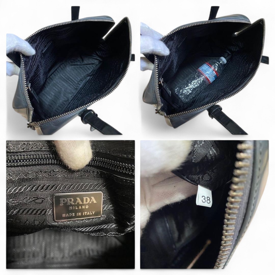 バッグ PRADA ENAMEL PATENT MINI BOSTON HAND BAG バッグ PRADA ENAMEL PATENT MINI BOSTON HAND BAG Prada Mini