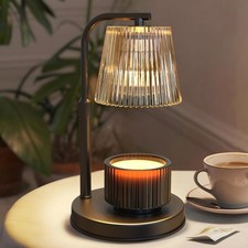 Candle Warmer Lamp with Timer Dimmable - Adjustable Large, Dark-vertical