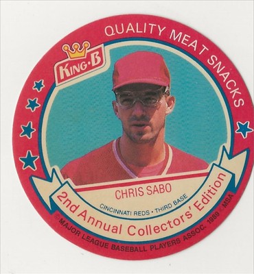 1989 King B Discs Chris Sabo Cincinnati Reds 7