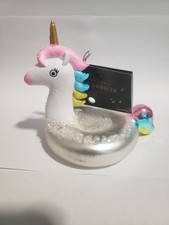2025 Robert Stanley Unicorn Pool Float Ornament Blown Glass Under The Sea NWT